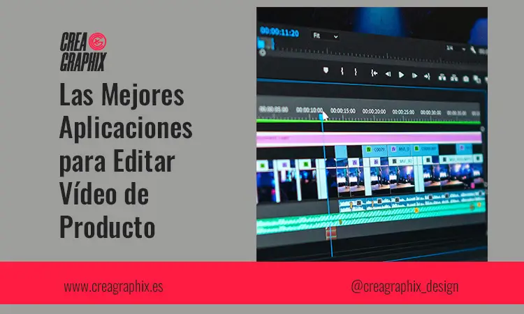 presentación en la que se ve una línea de tiempo de edición de vídeo.