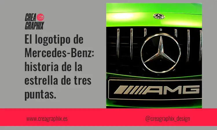 fotografía de la parrilla de un mercedes benz deportivo AMG, donde se puede ver su icónica estrella de tres puentas.