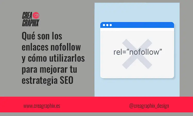 imagen vectorial con una pantalla y un enlace nofollow